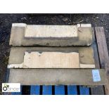 3 reclaimed Yorkshire stone Window Sills, approx. 35in long (please note this lot is located at