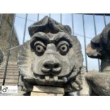 18th Century Yorkshire stone Gargoyle, approx. 10in high x 10in wide
