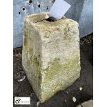 Portland stone Staddle Stone Base, approx. 17in high