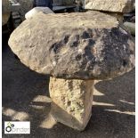 Large Staddle Stone, approx. 34in high x 29in diameter