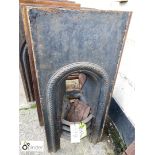 Victorian cast iron Fire Insert, approx. 36in high x 16in wide