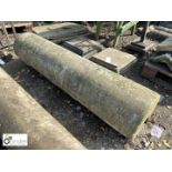 Yorkshire stone Field Roller Column, approx. 5ft long