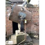 Original World War II Searchlight sat on a Yorkshire stone plinth made by “Francis Searchlights