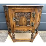 Oak reproduction Drinks Cabinet, by Old Charm (p