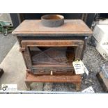 Cast iron Fire Fox Log Burner, approx. 24in high x 24in wide