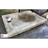 Original Yorkshire stone Sink, approx. 24in wide x 32in long