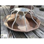 Original galvanised Pig Feeder