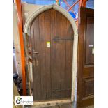 Original early 19th Century oak Door, approx. 78in high x 35in wide (please note this lot is located