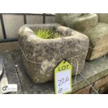 Stone Trough, approx. 7in