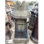 Original terracotta salt glazed Chimney Pot, approx. 33in high