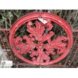 Decorative cast iron Ceiling Rose, approx. 36in diameter