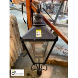 Victorian style Street Lantern from Kensington London, approx. 44in high (please note this lot is