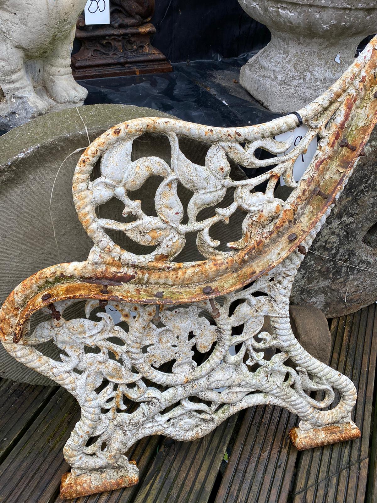 Pair of Victorian Rope and Floral Decorative Bench Ends. - Image 22 of 25