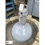 Original galvanised Phillips Factory Lamp, approx. 29in high
