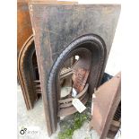 Victorian cast iron Fire Insert, approx. 36in high x 24in wide