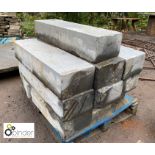 Pallet of reclaimed granite Kerbs, approx. 9 linear metres (please note this lot is located at Berry