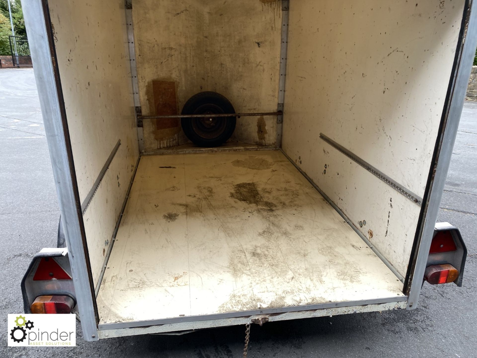 Twin axle Box Trailer, 2450mm long x 1520mm wide x 1930mm high external measurements - Image 10 of 10