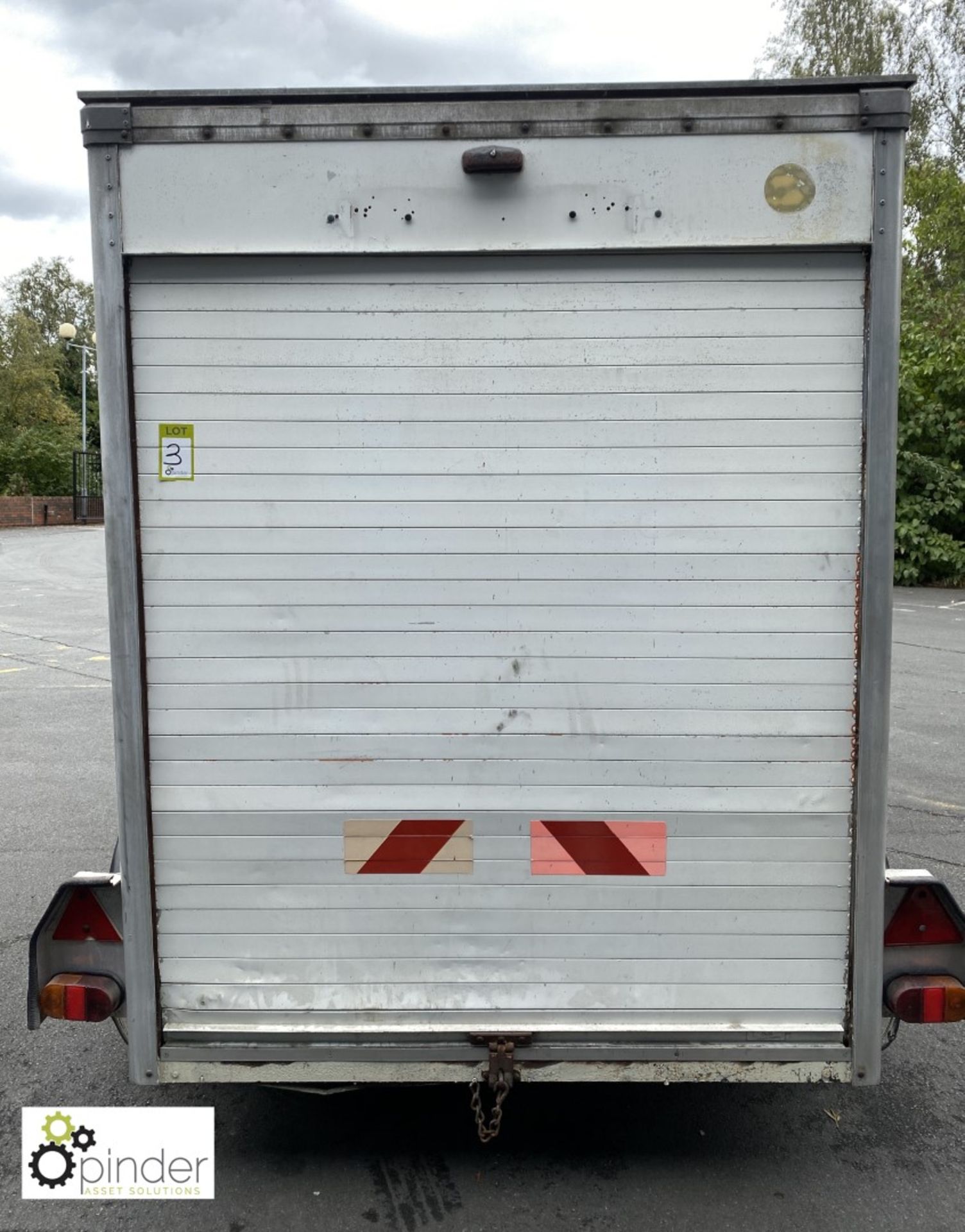 Twin axle Box Trailer, 2450mm long x 1520mm wide x 1930mm high external measurements - Image 7 of 10