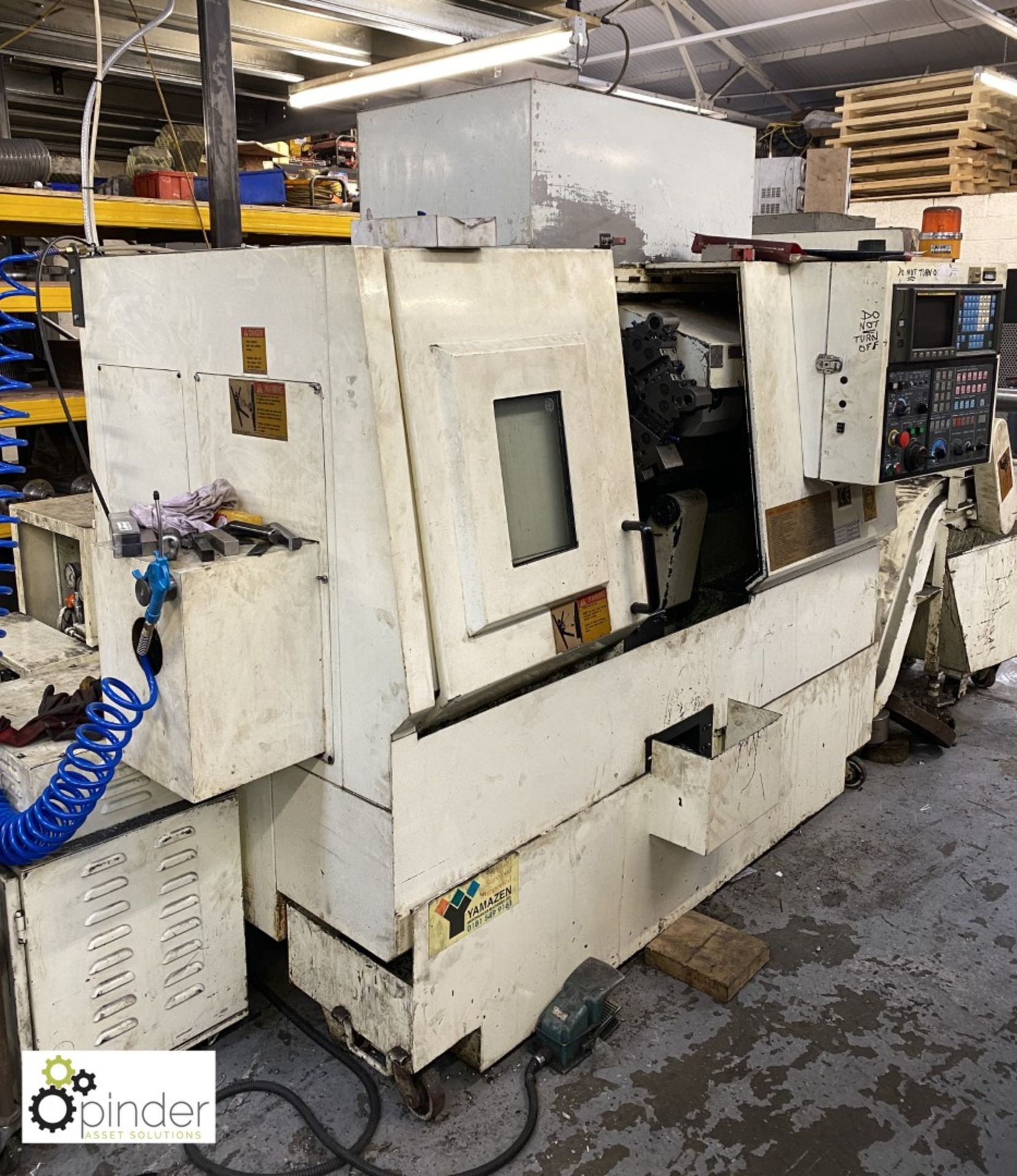Tongtai TNL-85T CNC Lathe, serial number 7693, year 1997, Fanuc Series OT control, includes quantity - Image 12 of 20