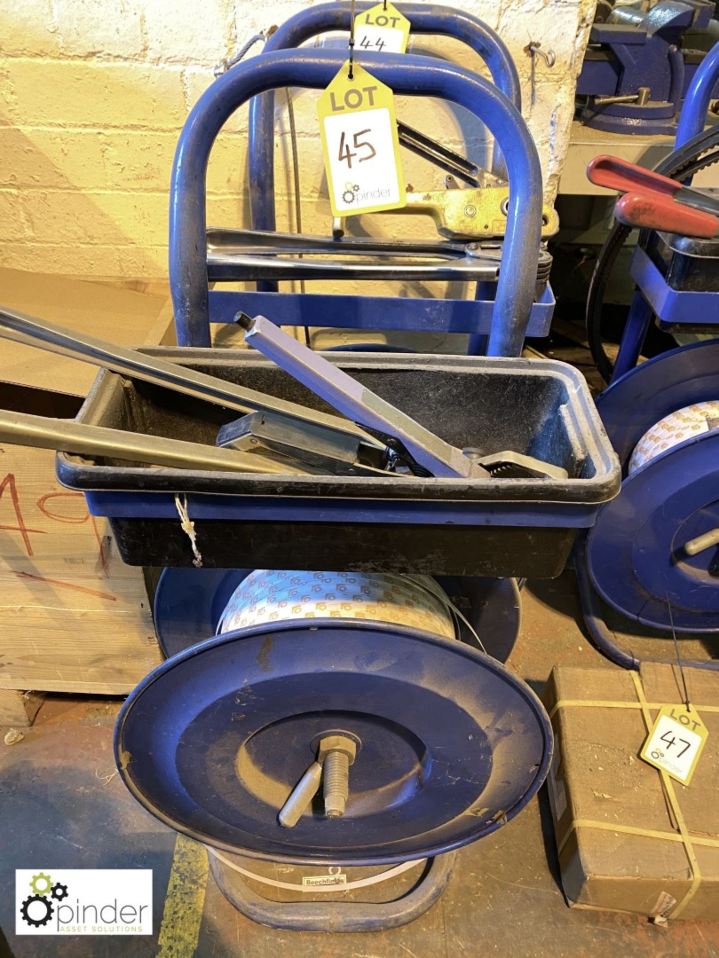 Banding Trolley, Banding, Tensioner and Cleat Crimper