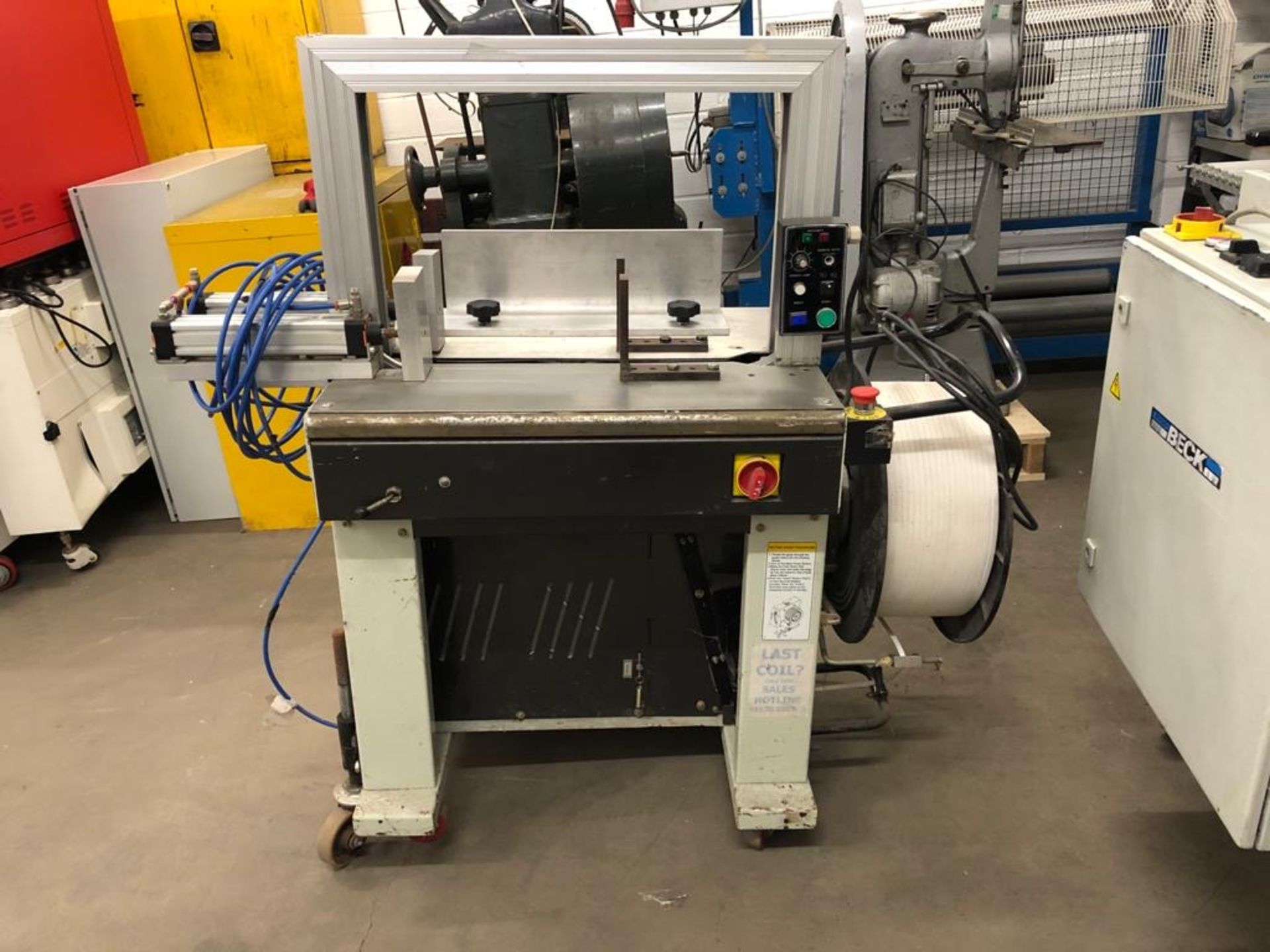 M60A Auto Strapping Machine, 240volts, serial numb