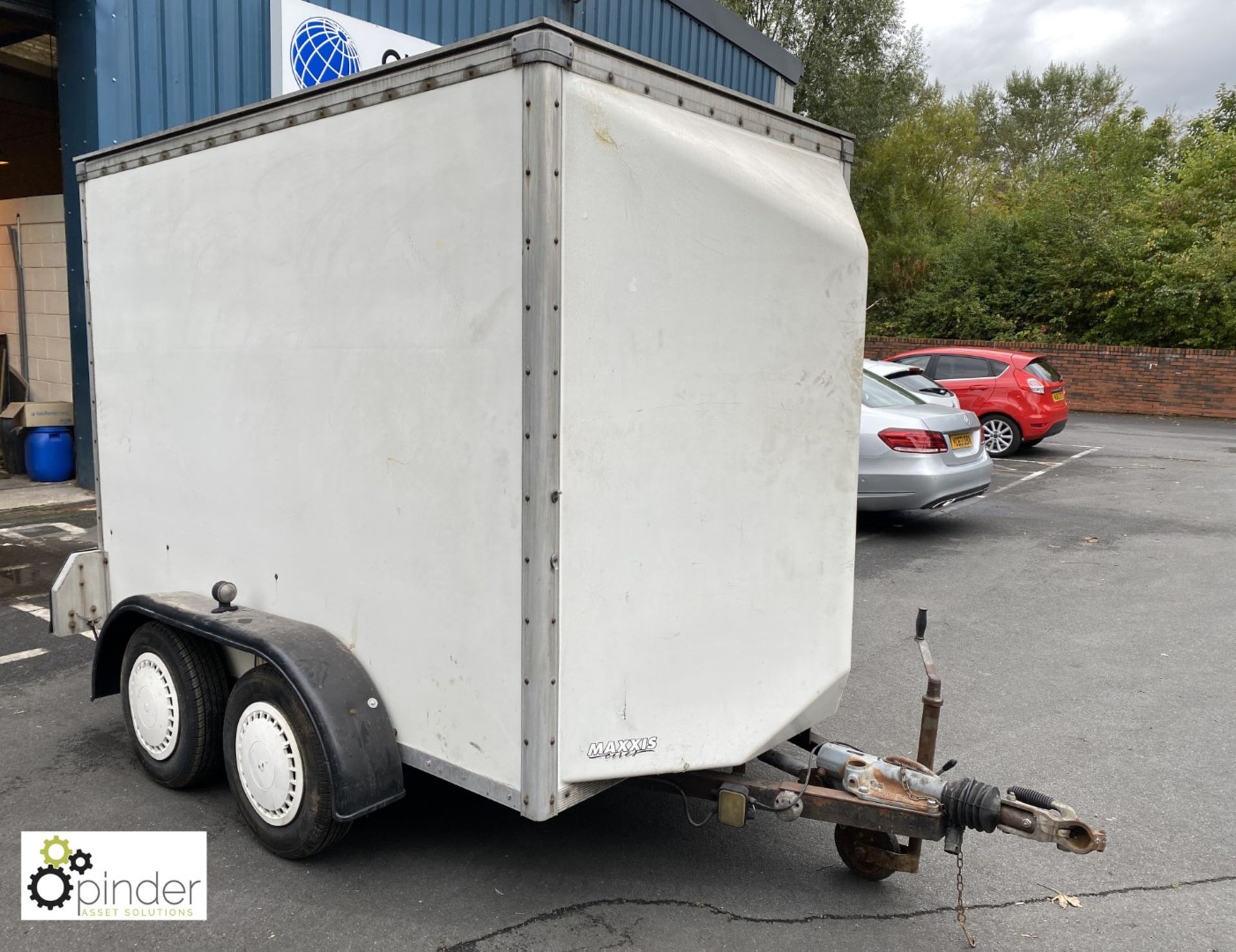 Twin axle Box Trailer, 2450mm long x 1520mm wide x 1930mm high external measurements - Image 2 of 10