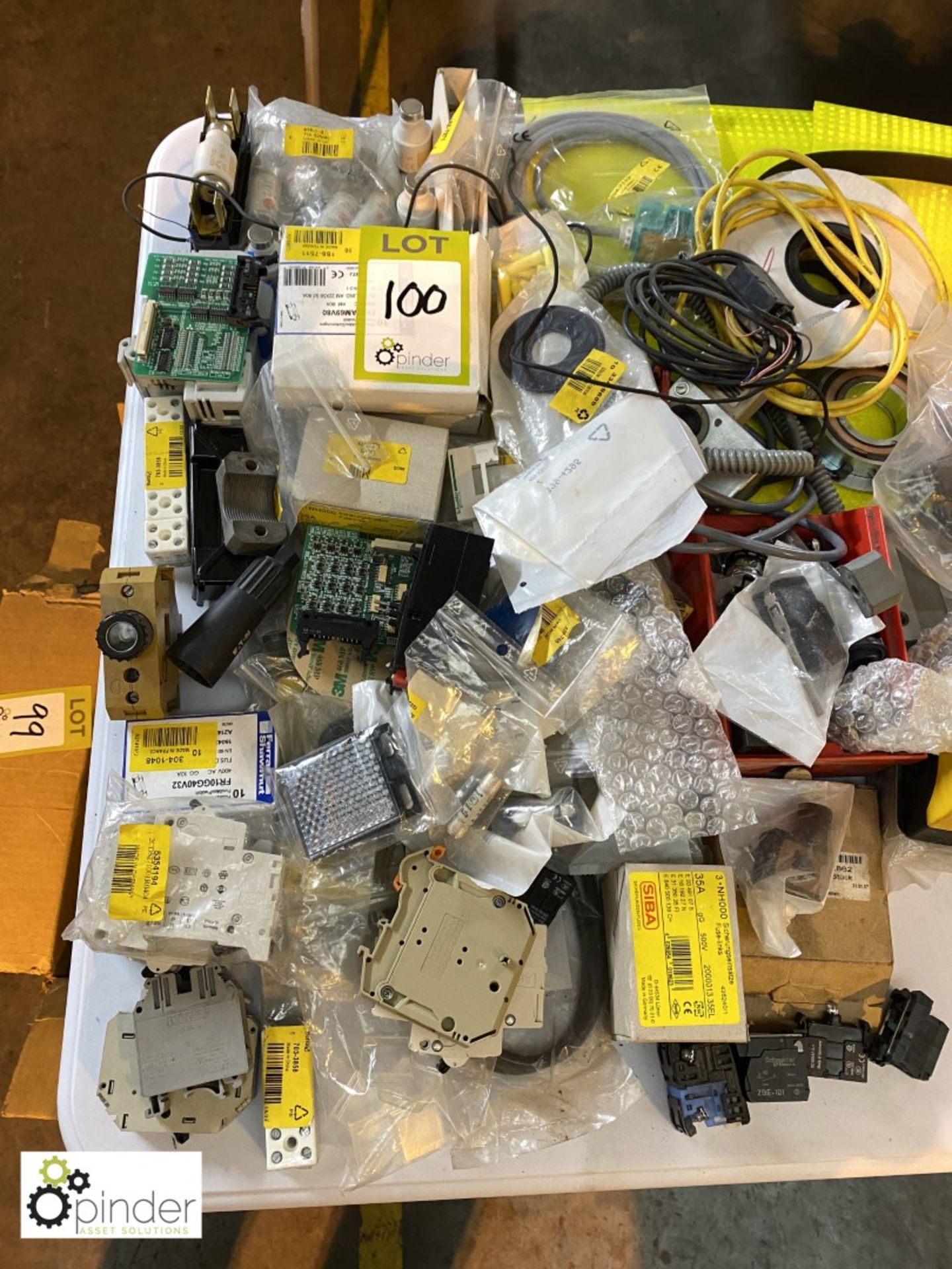 Quantity unused Electrical Components, including cables, contactors, etc