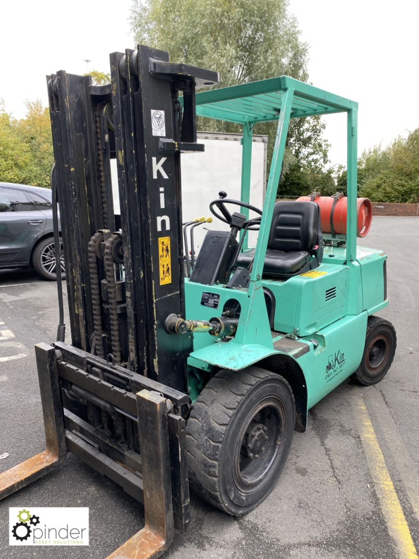 Mitsubishi FG-30 LPG Forklift Truck, 3000kg capacity, 4300mm lift height, triplex container spec - Image 8 of 17