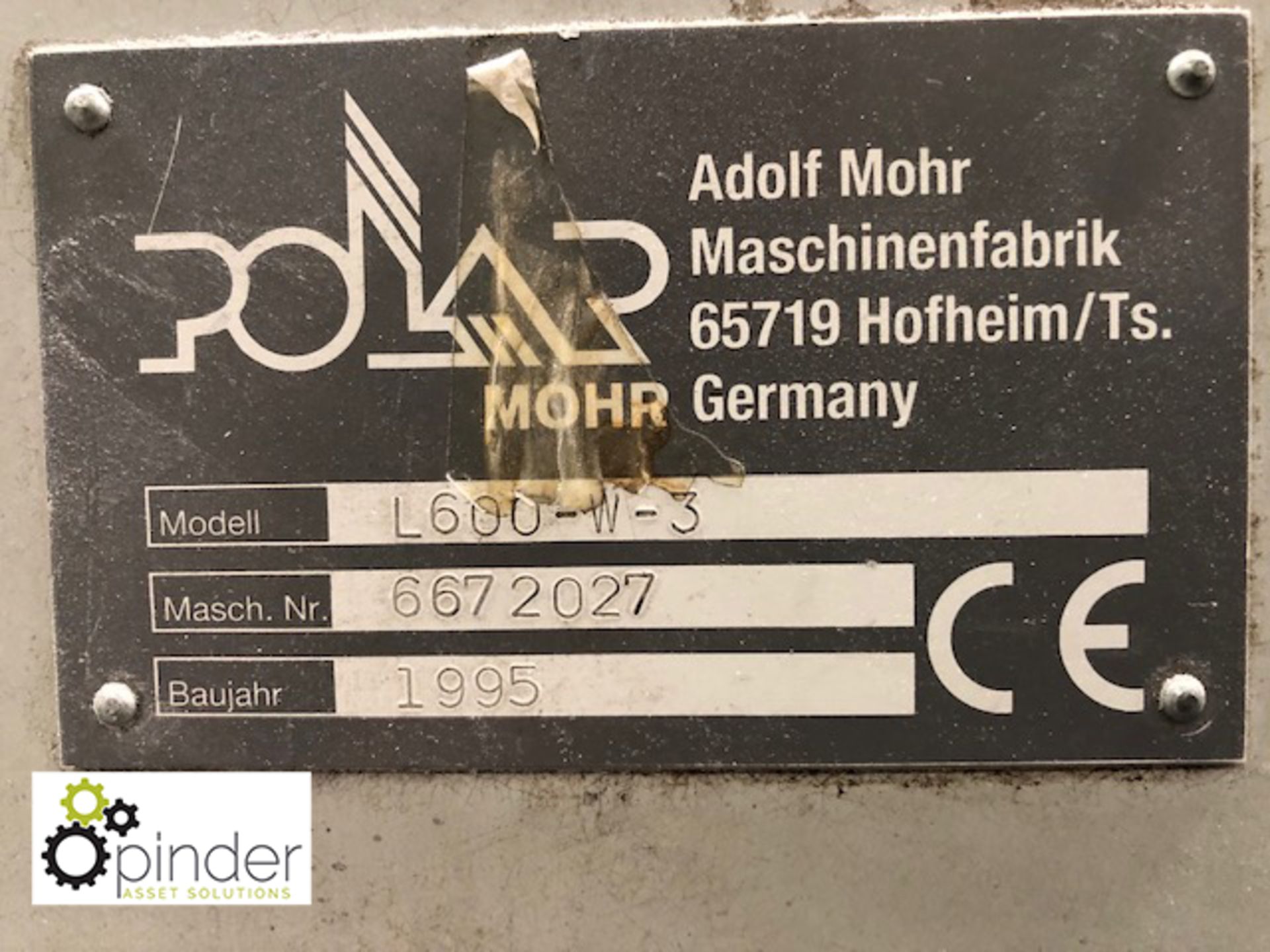 Polar Mohr L600-W-3 Pile Lift, serial number 66720 - Image 3 of 3