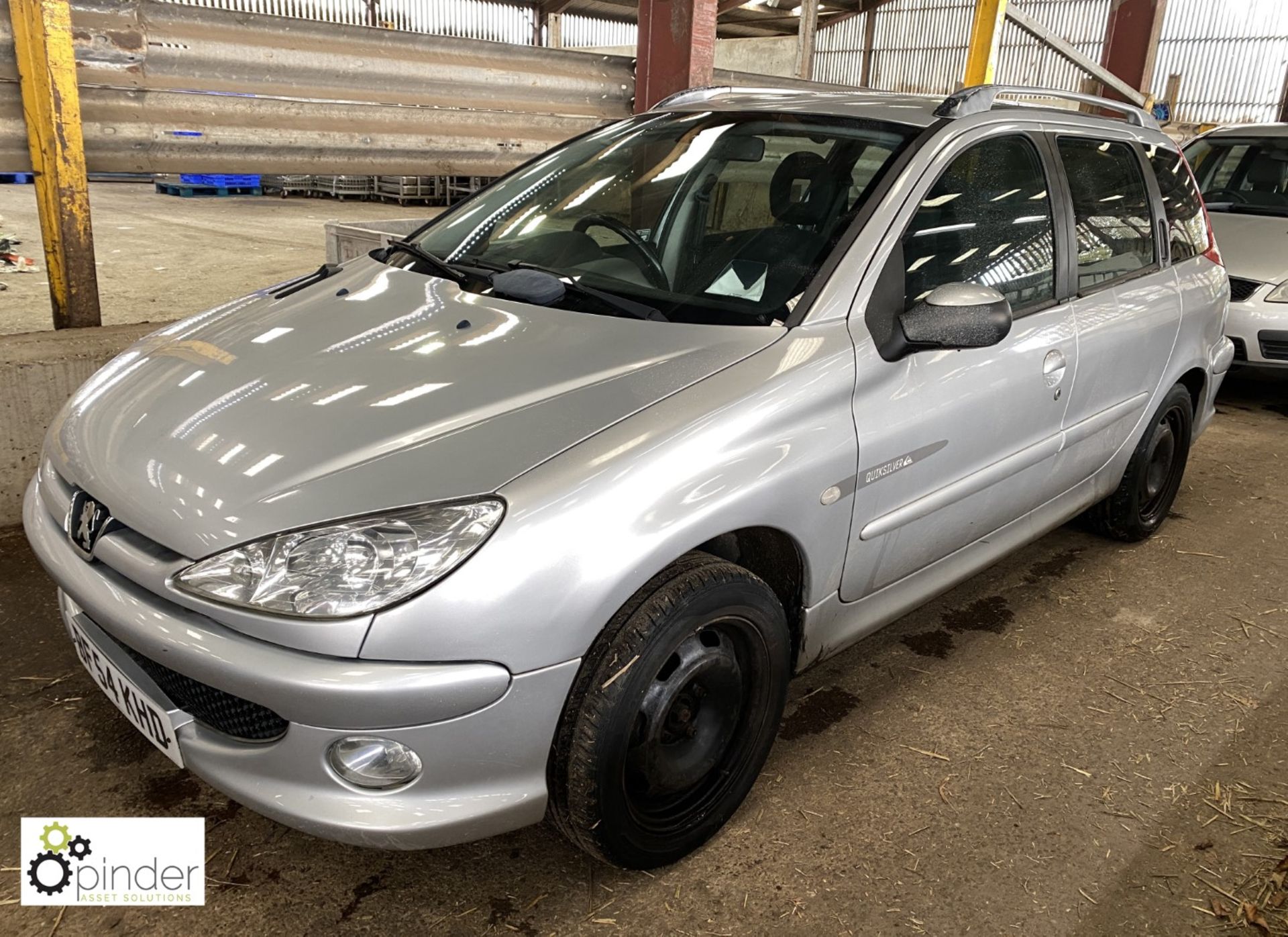 Peugeot 206 SW Quicksilver 1.4 petrol 5-door Estate, registration: BF54 KHD, date of registration: 1