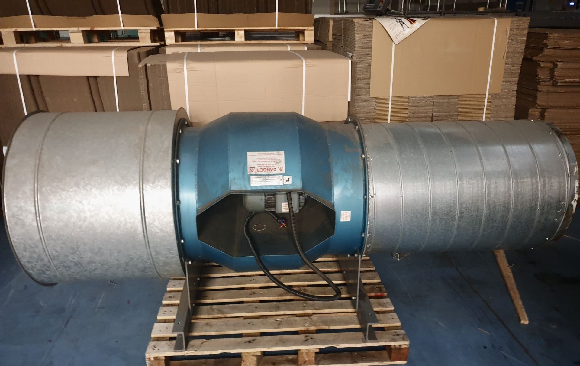 Inline powered Extraction Fan, 62cm/80cm diameter