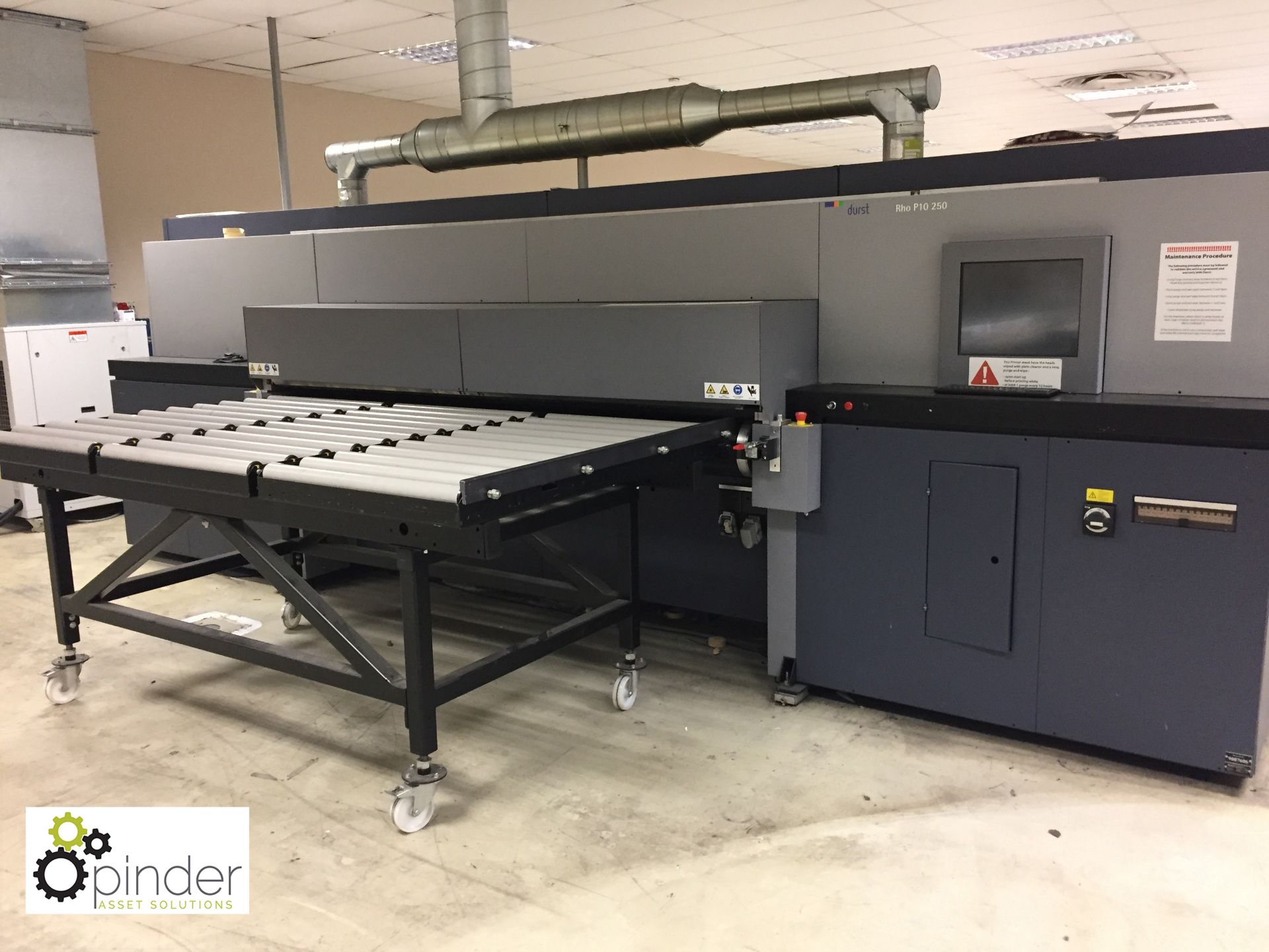 Durst RHO P10 250 Continuous UV Flatbed Inkjet Pri