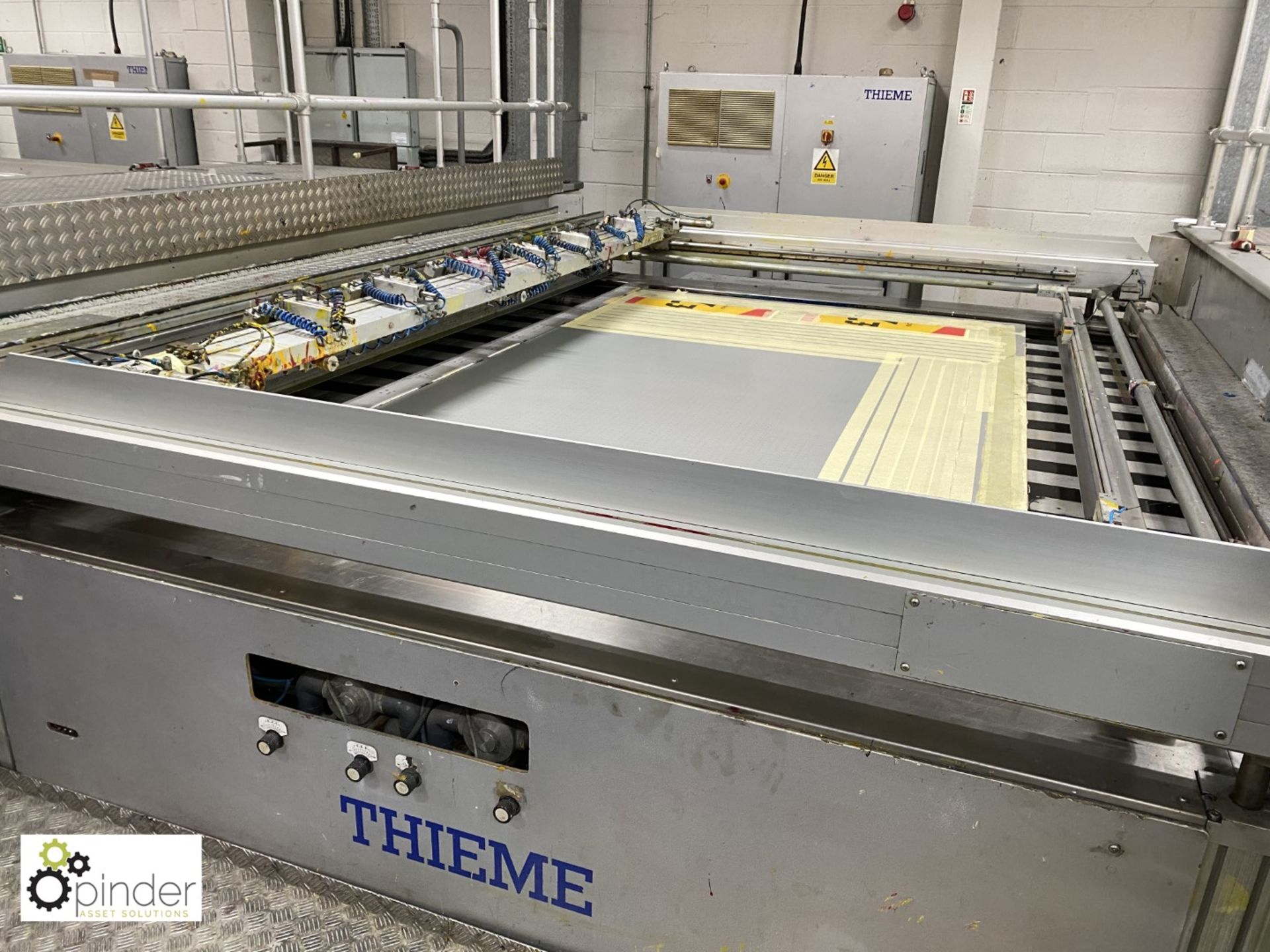 Thieme 5070 Wide Format 4-colour Screen Printing Press, year 2003, serial number 570030406212774, - Image 21 of 34