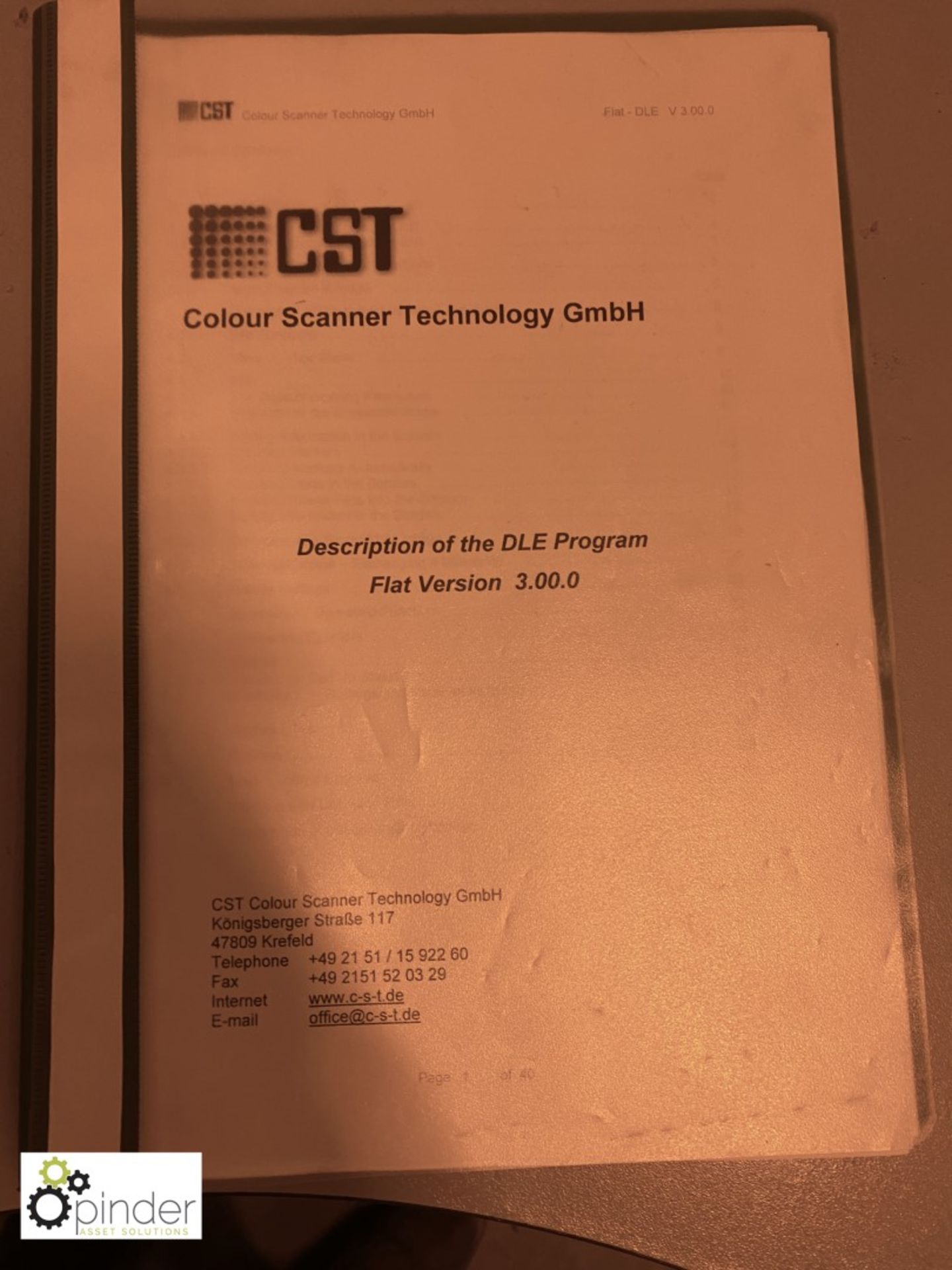 CST Computer to Screen Digital Light/Engraving Machine, year 2012, serial number AF3222DLE12198S, - Image 12 of 12