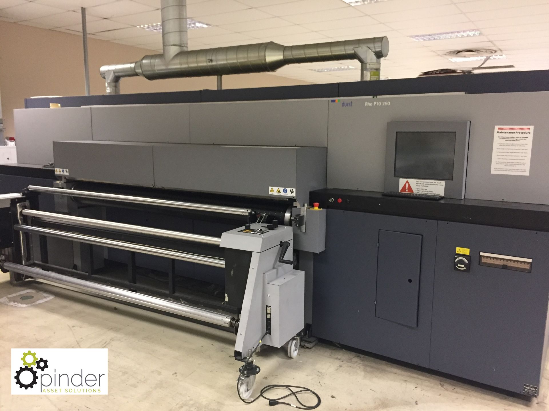 Durst RHO P10 250 Continuous UV Flatbed Inkjet Pri - Image 2 of 6