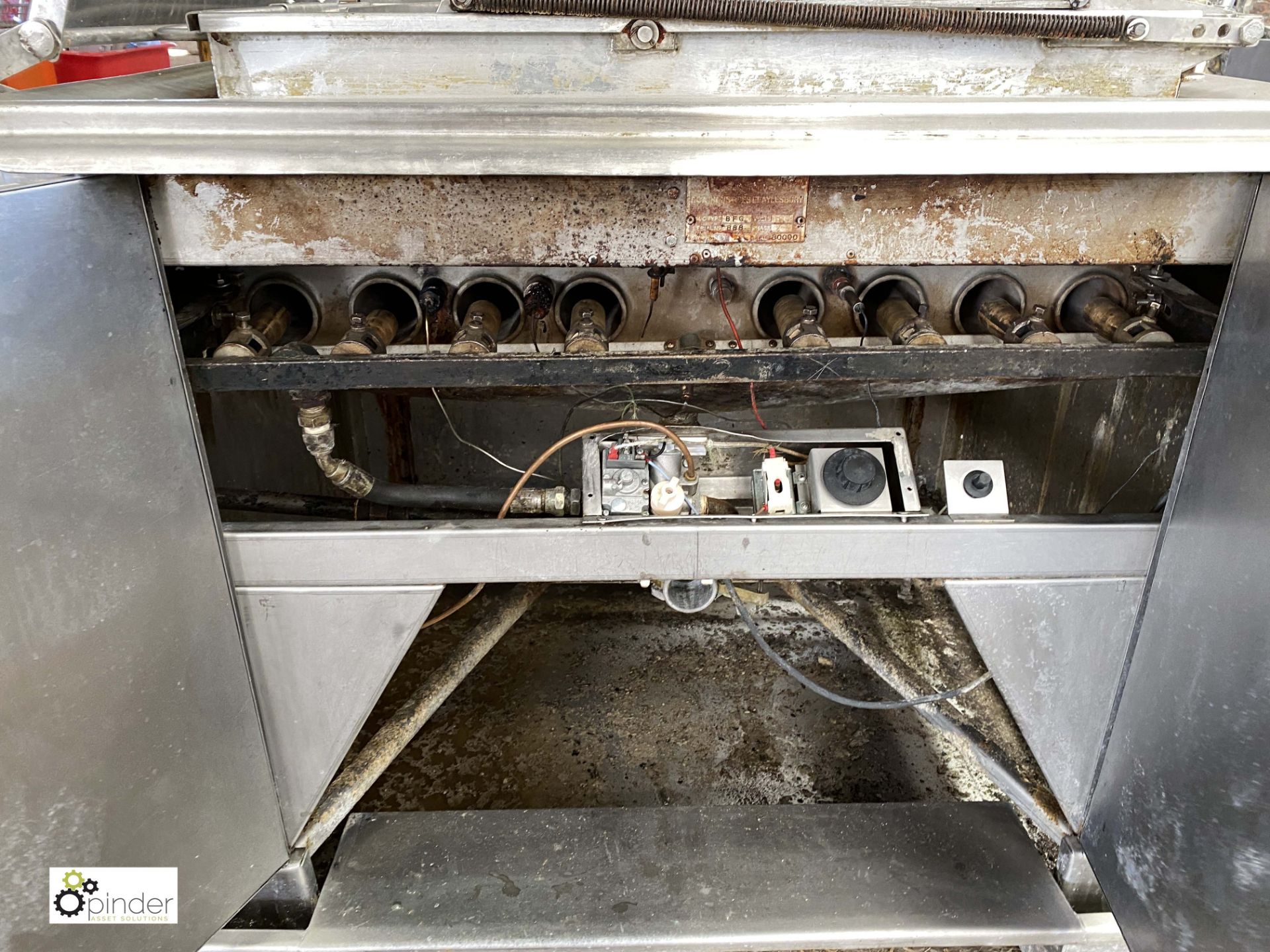 DCA Industries BFG stainless steel gas fired 8-lane Doughnut Fryer (LOCATION: Croxton) / (please - Image 3 of 5
