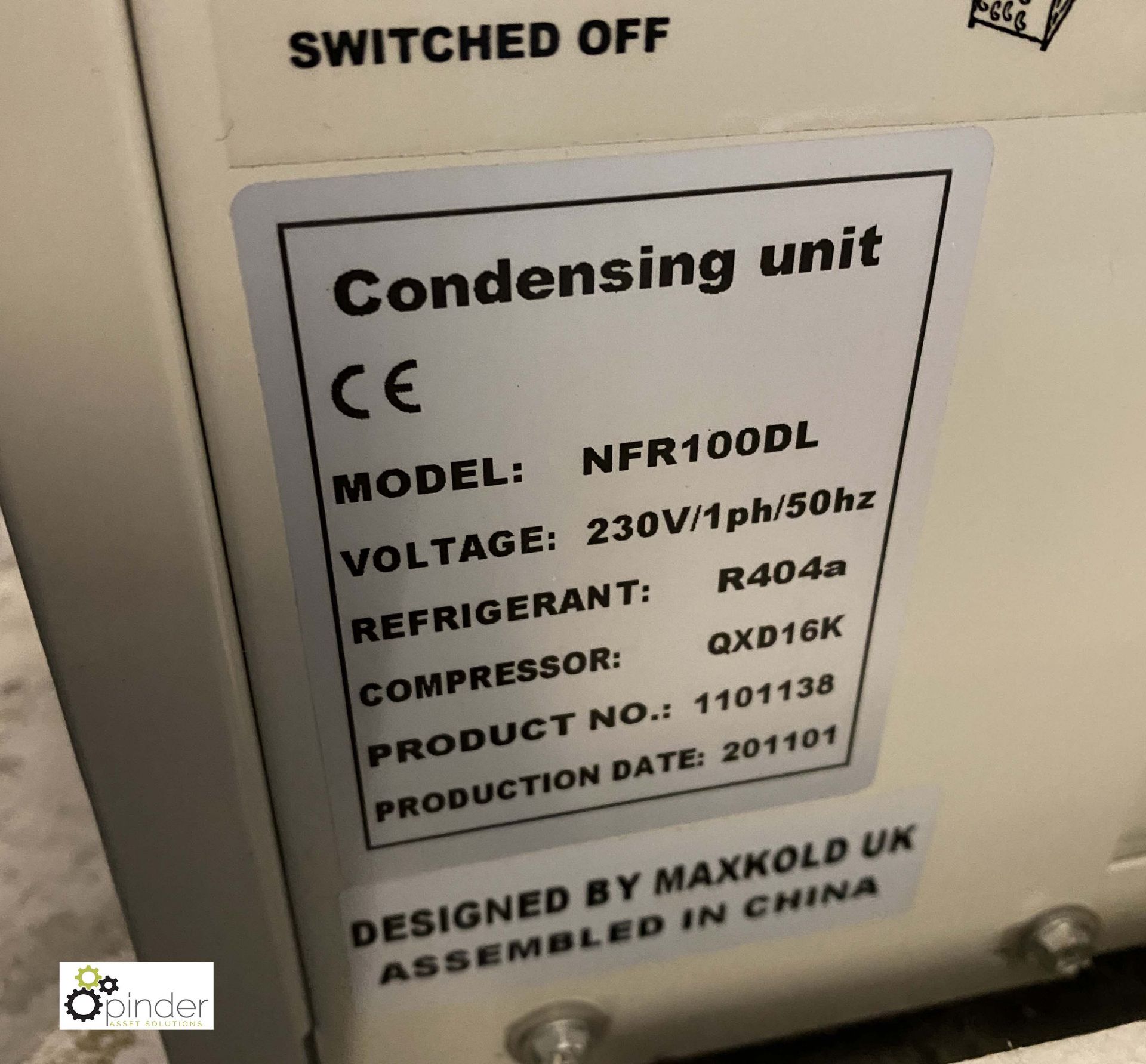 Maxkold NFR100DL Condensing Unit, 240volts, unused (LOCATION: Greater Manchester) / (please note - Image 3 of 3