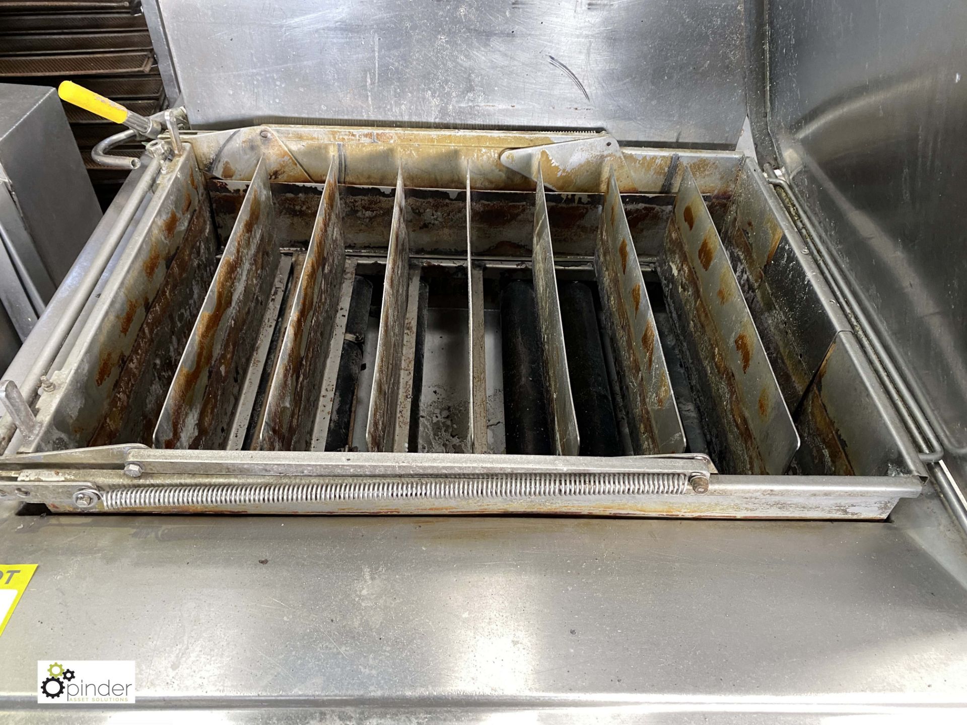 DCA Industries BFG stainless steel gas fired 8-lane Doughnut Fryer (LOCATION: Croxton) / (please - Image 2 of 3