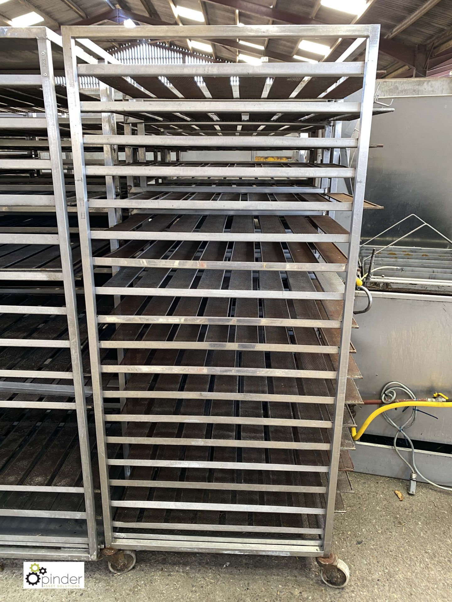 4 18-tray Doughnut Racks, 820mm x 625mm x 1830mm high (LOCATION: Croxton) / (please note this lot - Image 2 of 2