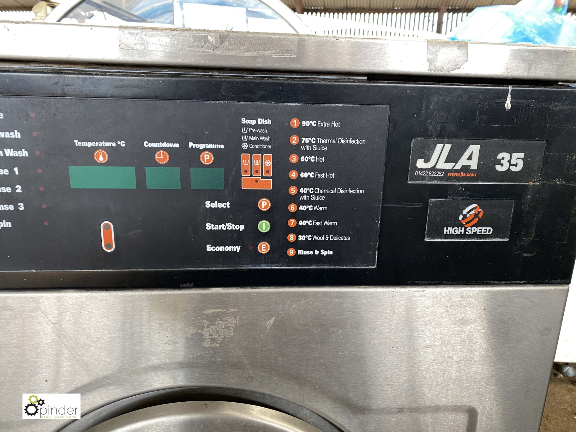 JLA HC165C Commercial Washing Machine, 400volts, 165litre capacity, dry load 16kg (LOCATION: - Image 2 of 5