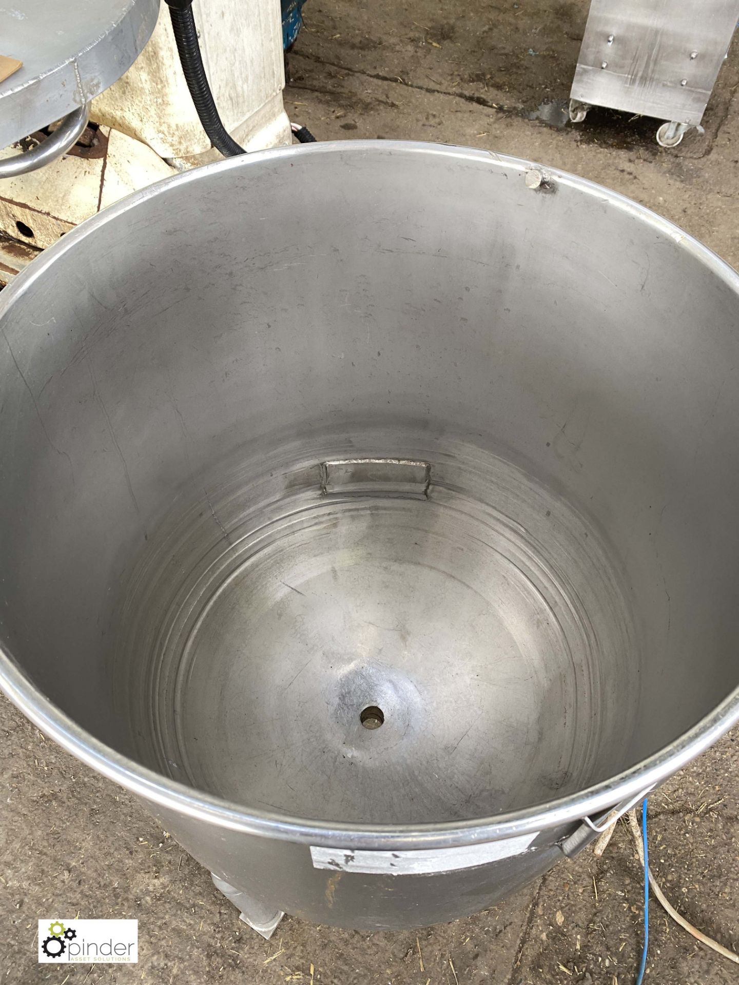 BCH stainless steel Slurry Tank, with legs and gantry (LOCATION: Croxton) / (please note this lot - Image 4 of 5