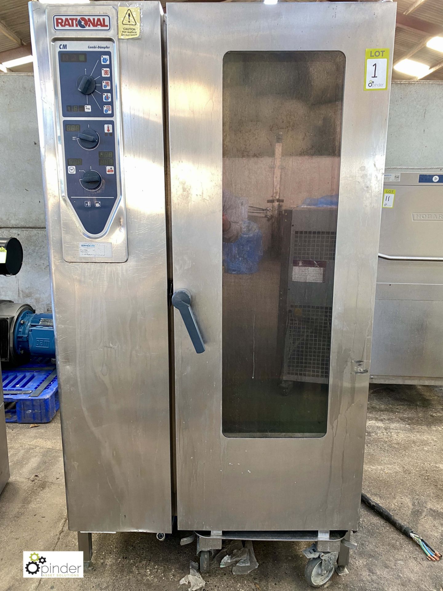 Rational CM201 20-tray Combi Oven, 400volts, serial number E21MC00111036161 (LOCATION: Croxton) / (