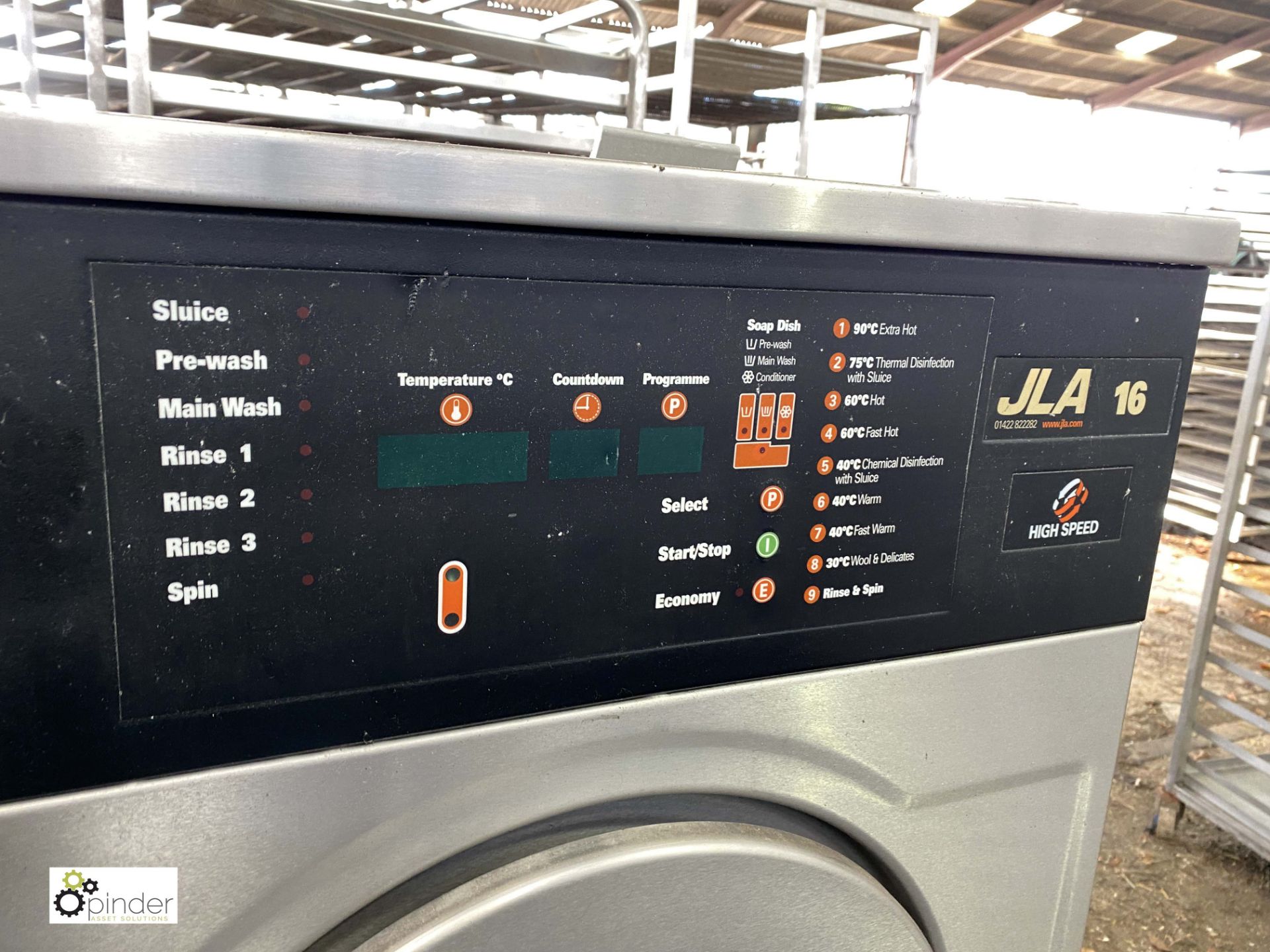 JLA HC75C Commercial Washing Machine, 240volts, 75litre capacity, dry load 7kg (LOCATION: Croxton) / - Image 2 of 5