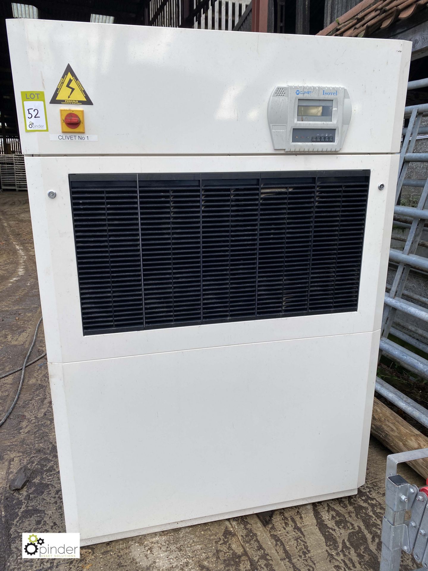 Clivet UCP-DX61 Air Conditioning Unit, year 2017 (LOCATION: Croxton) / (please note this lot has a