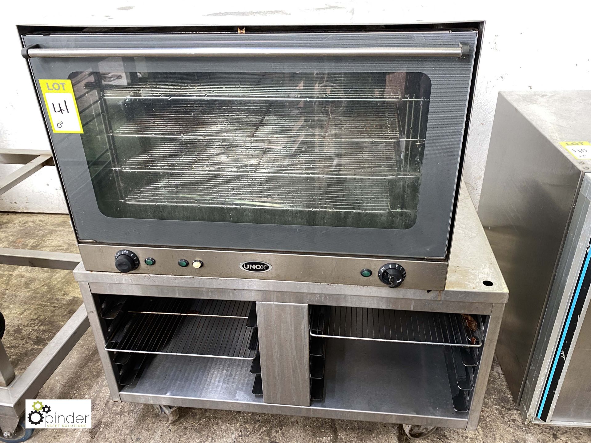 Unox XF090P Electric Oven, 400volts, 6.5kw with mobile stand (LOCATION: Croxton) / (please note this