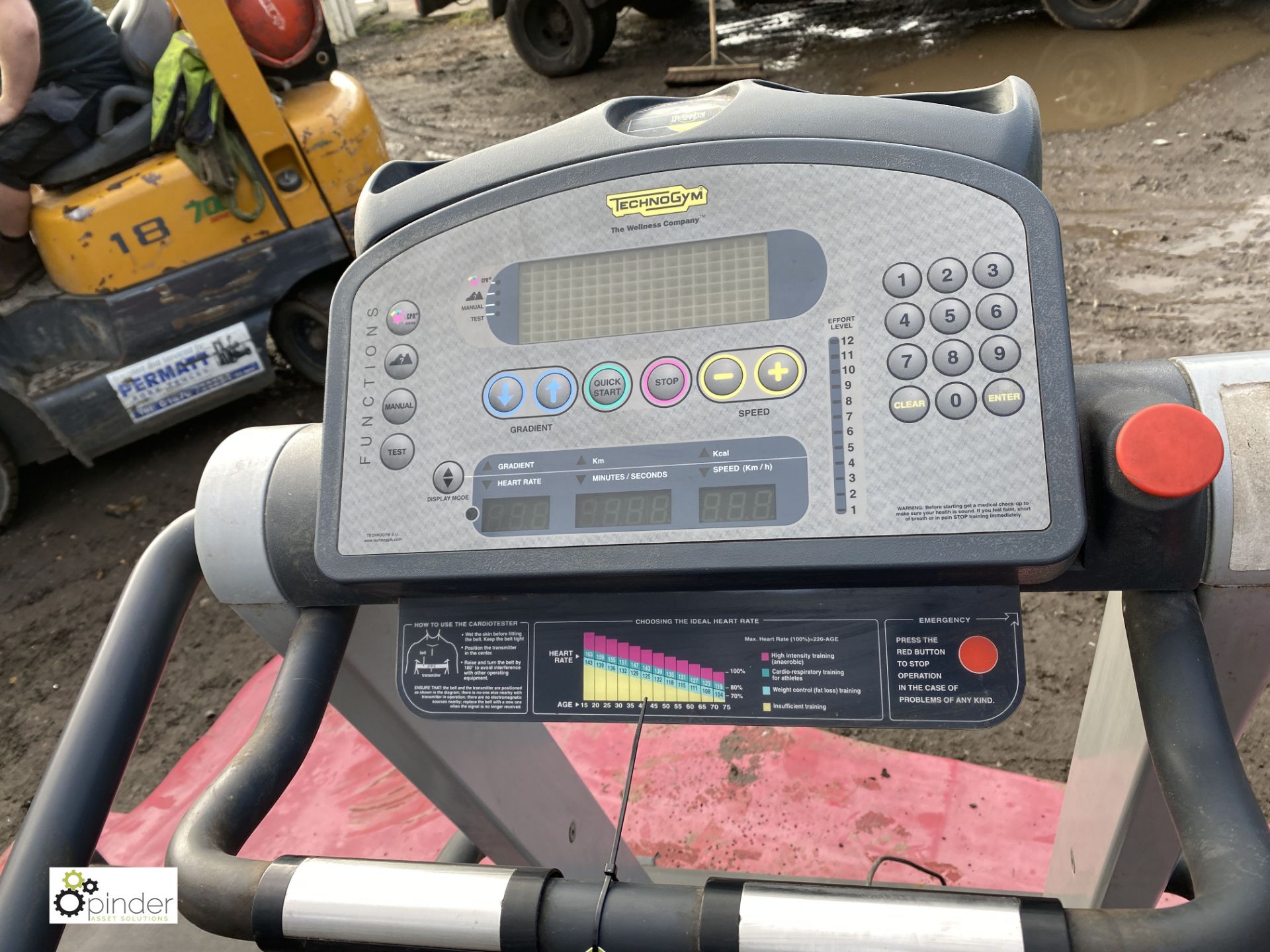 Pair Technogym XTPRO Run 600 Treadmills (spares or repairs) - Image 5 of 6