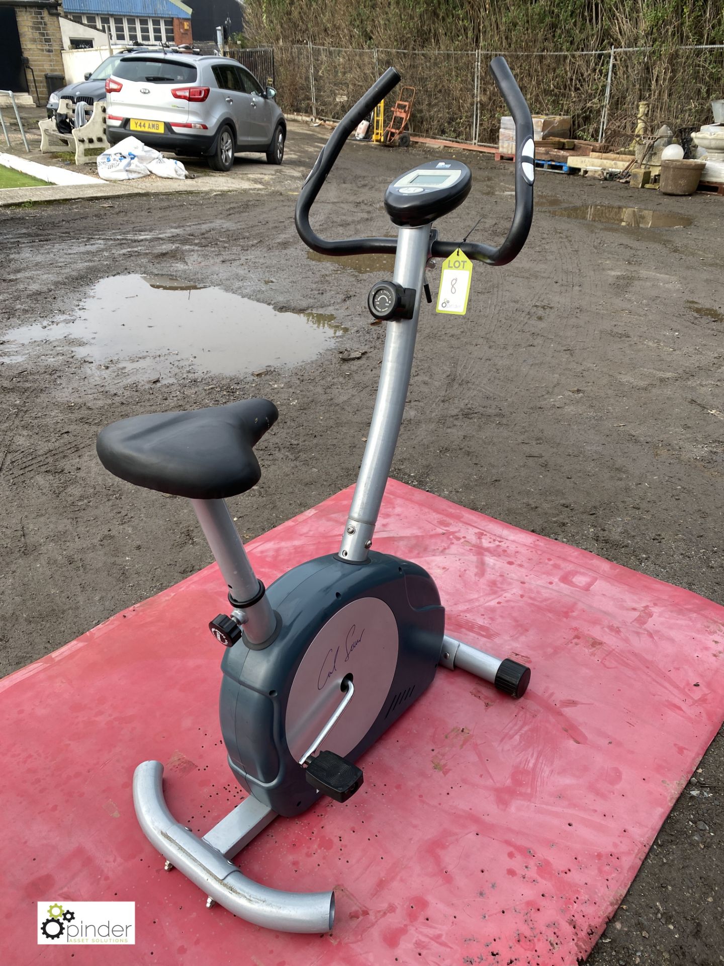 Carl Lewis EMG51X Upright Magnetic Bike