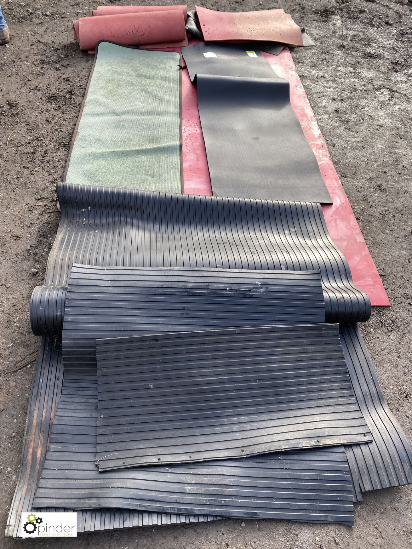 Approx 12 various rubber Training Mats, including Olympus - Image 2 of 5