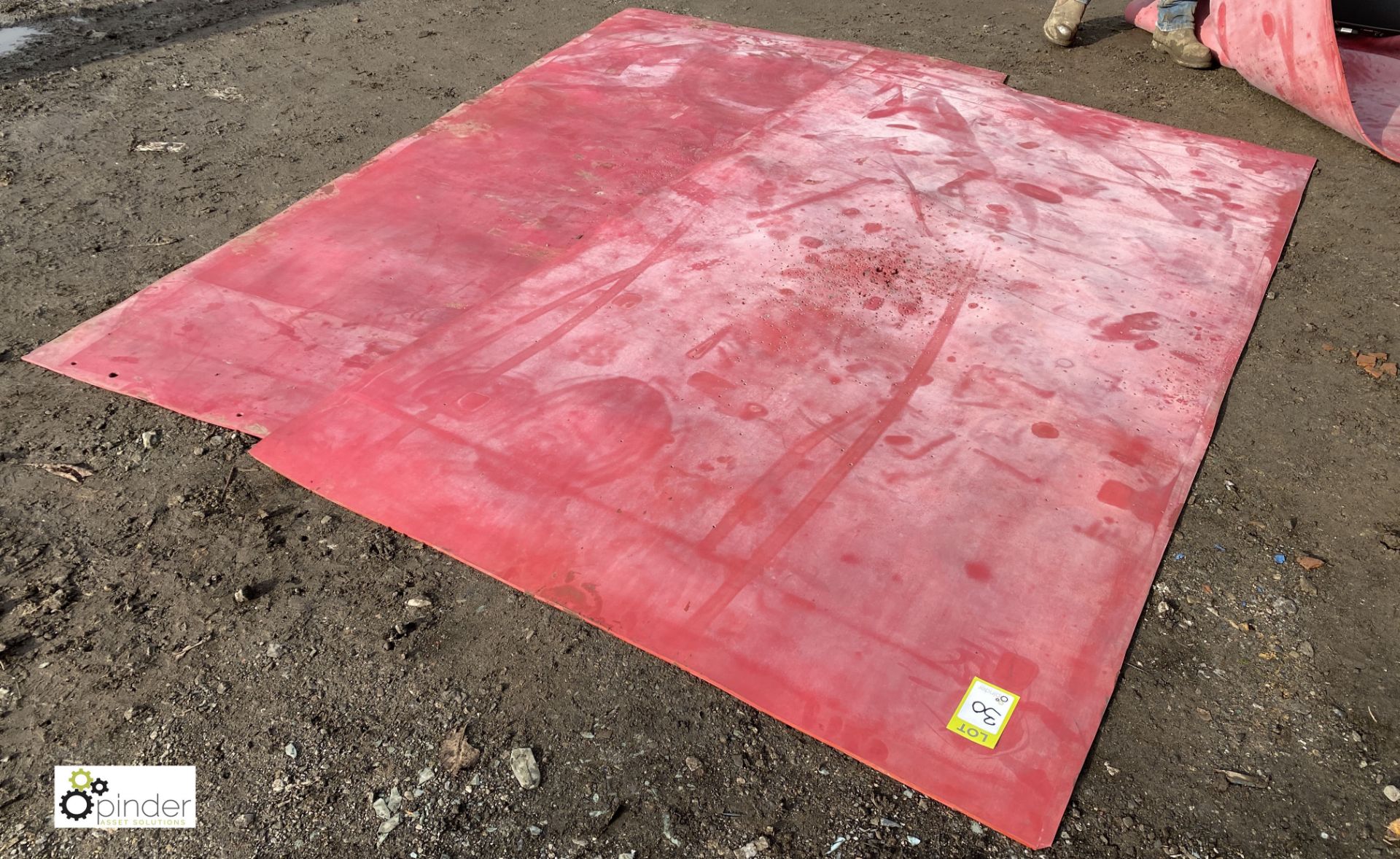 2 rubber Training Mats, 1400mm x 2600mm - Image 3 of 3