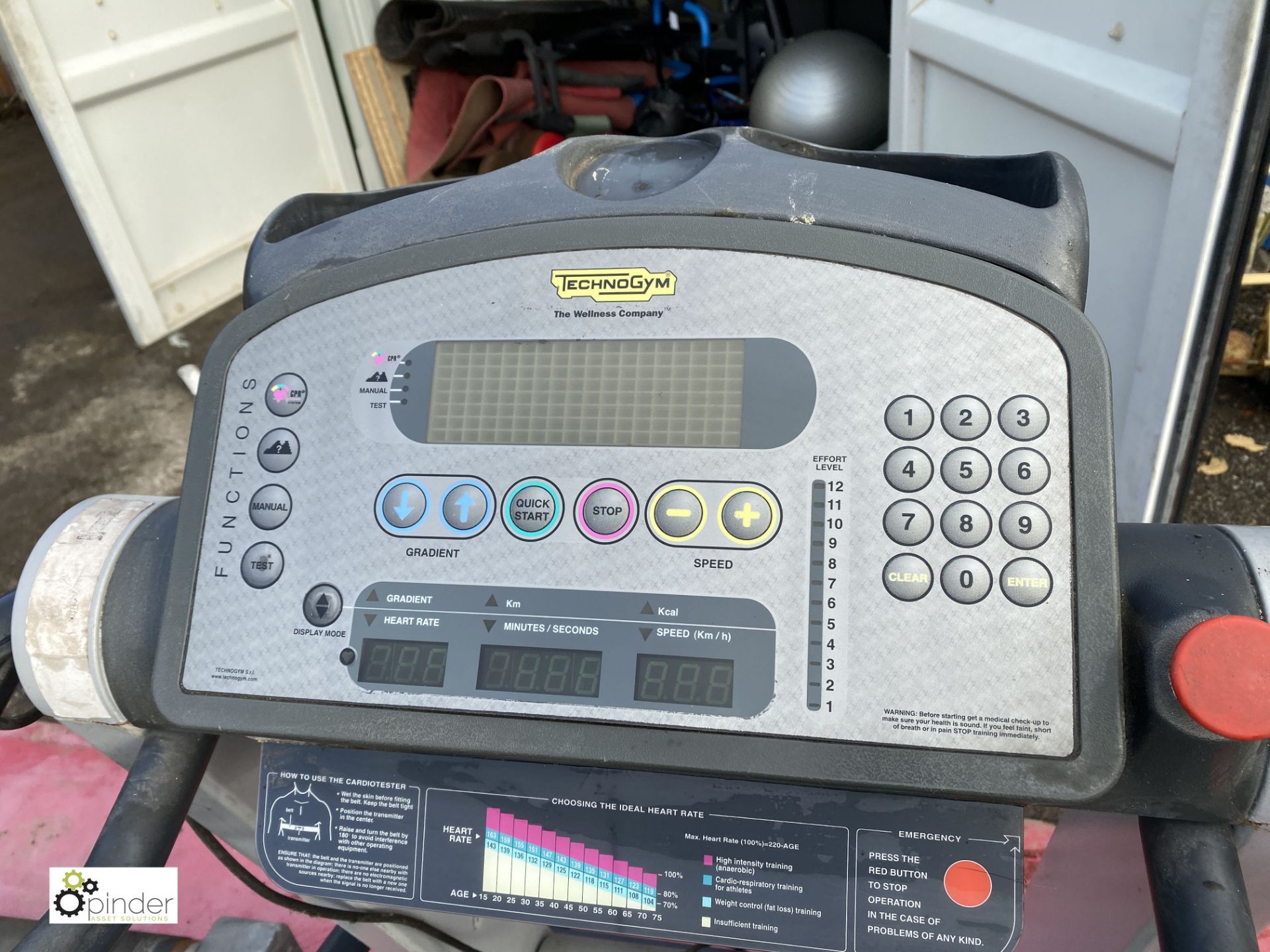 Pair Technogym XTPRO Run 600 Treadmills (spares or repairs) - Image 3 of 6